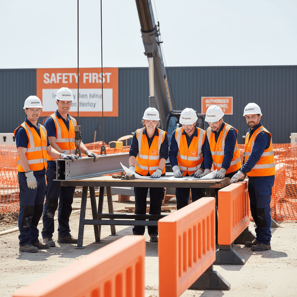 Safety-focused construction operations and compliance